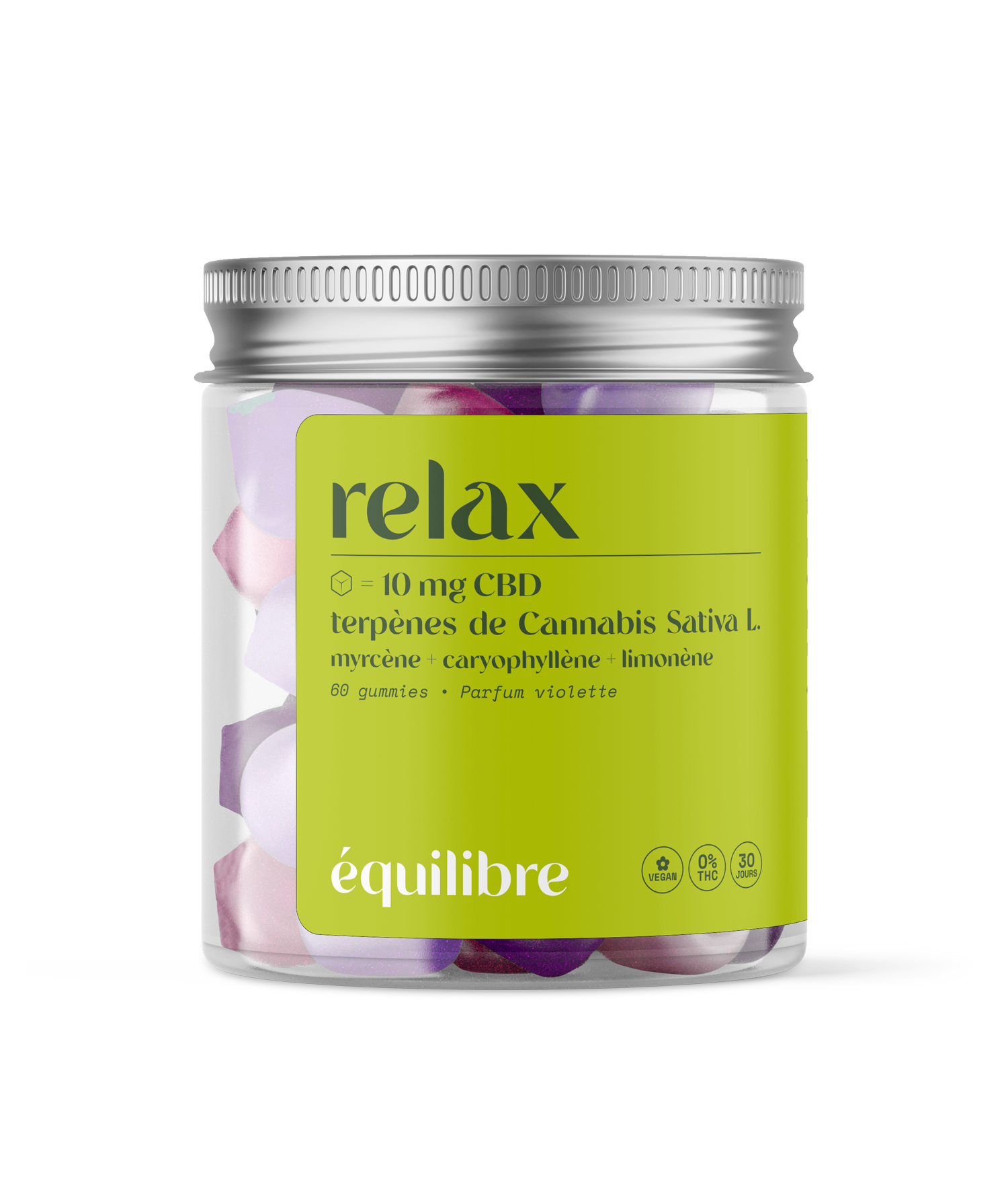 Gummies au CBD Relax - Stress et anxiété