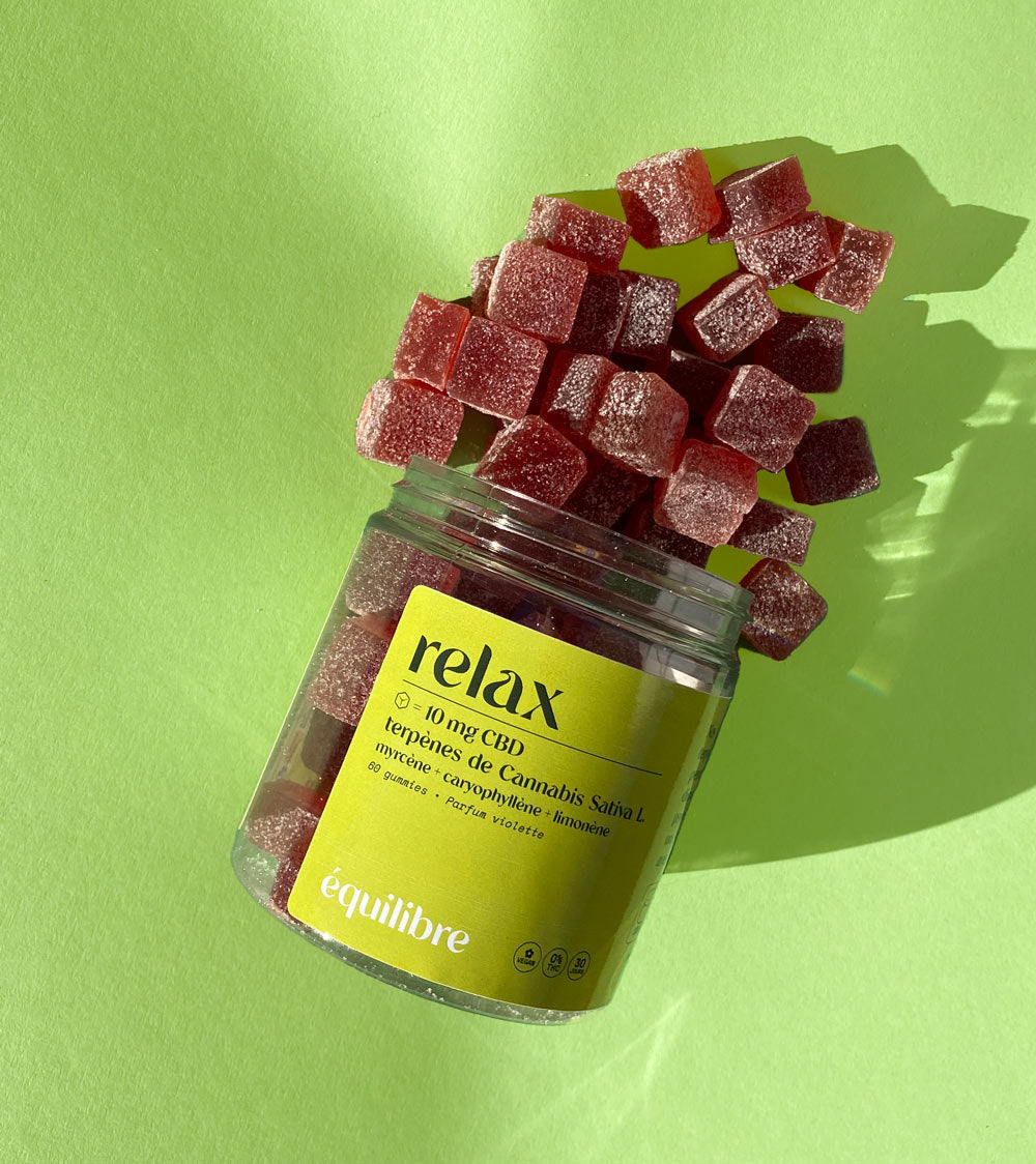 Gummies au CBD Relax - Stress et anxiété