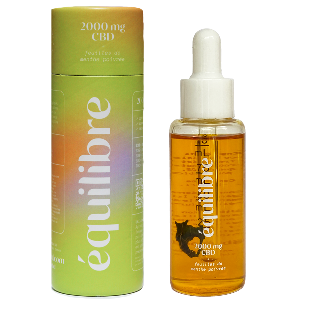 Huile CBD 20% - Stress et douleurs intenses