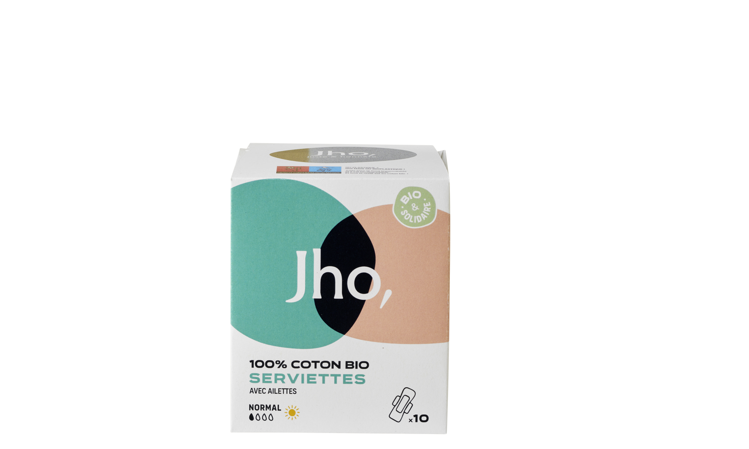 Serviettes hygiéniques en coton bio