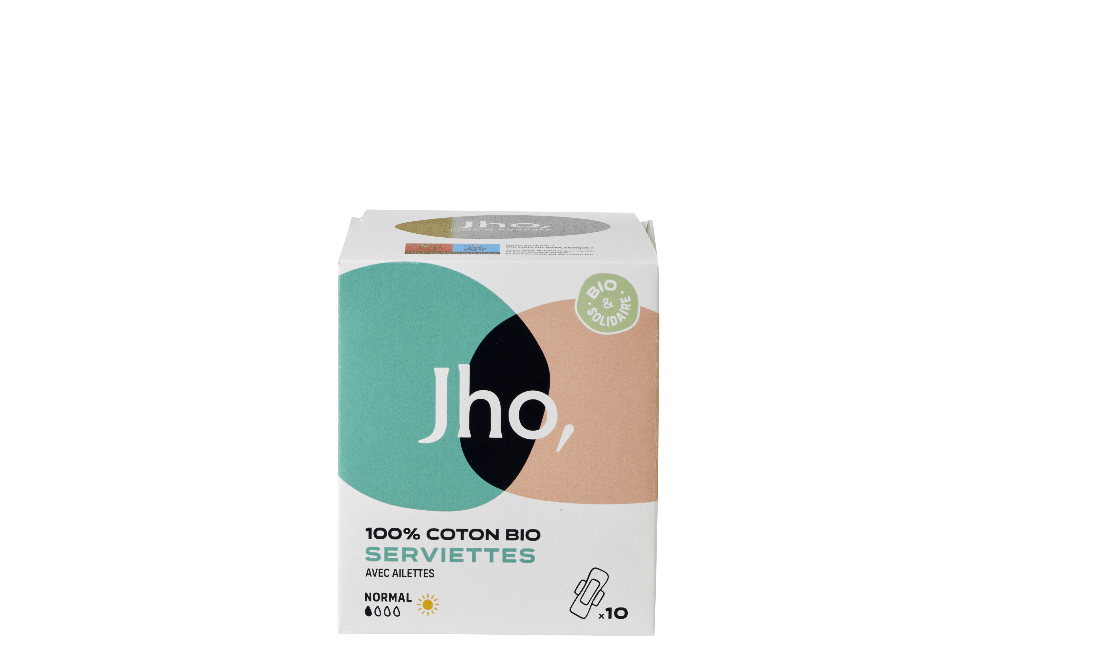 Serviettes hygiéniques en coton bio