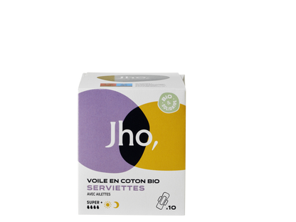 Serviettes hygiéniques en coton bio