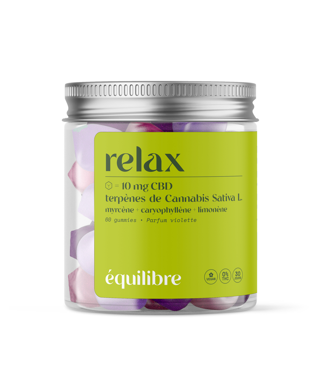Gummies au CBD Relax - Stress et anxiété