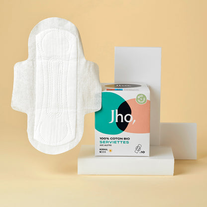 Serviettes hygiéniques en coton bio